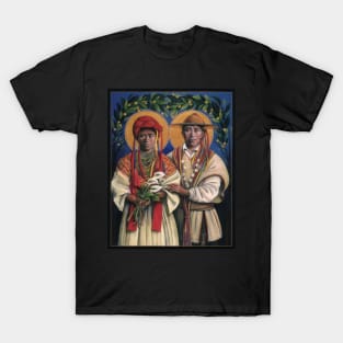 Guatemalan Marriage of Joseph & Mary T-Shirt